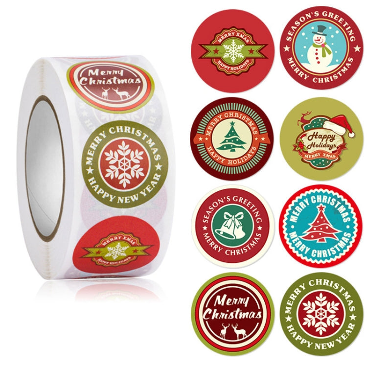 Christmas Gift Sticker Decoration Label Sealing Sticker(HA048)