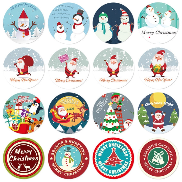 Christmas Gift Sticker Decoration Label Sealing Sticker(HA048)