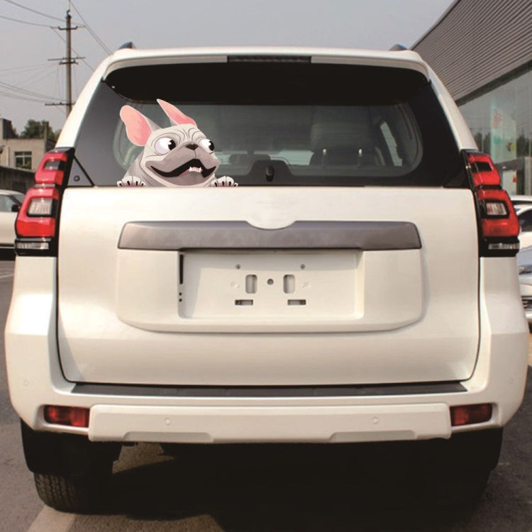3 PCS D-840 Three-Dimensional Personalized Graphic Car Sticker Puppy Cartoon Colorful Vinyl Decals For Car Windows(A)