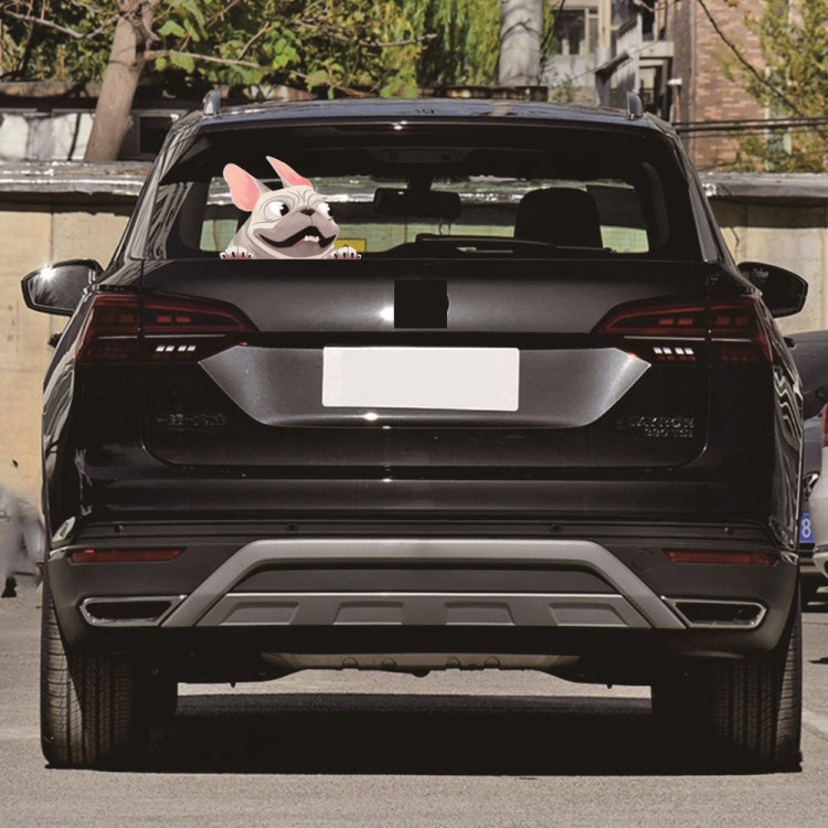 3 PCS D-840 Three-Dimensional Personalized Graphic Car Sticker Puppy Cartoon Colorful Vinyl Decals For Car Windows(A)