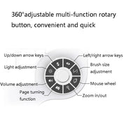 DELUX T11 29 Keys Single-Hand Keyboard Shortcut Key Speech Tool Flat Keyboard, Colour: Dark Grey