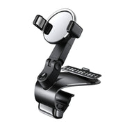 ZJ088 Car Mobile Phone Bracket Car Central Control Instrument Panel Rearview Mirror Multifunctional AR Navigation Bracket(Black)