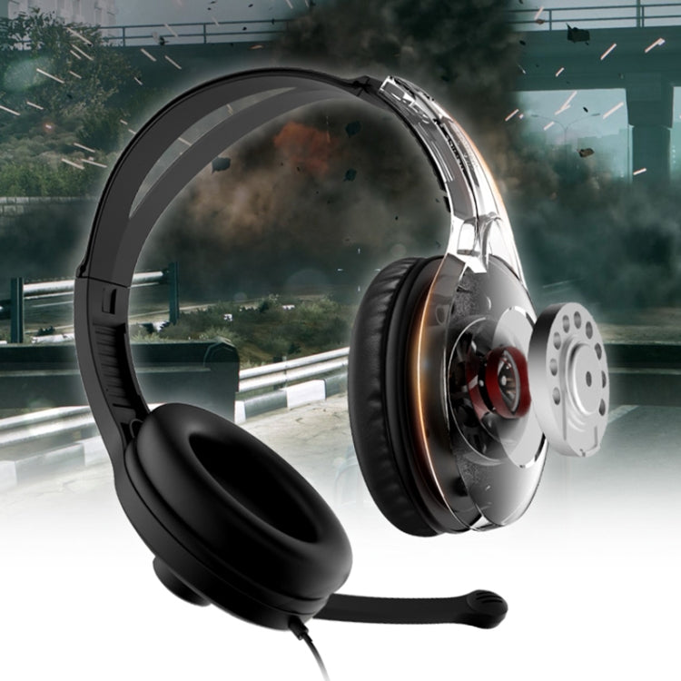Edifier K800 Desktop Computer Gaming Headset with Microphone, Cable Length: 2m, Style:Single Hole