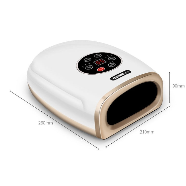 Hand Finger Joint Massager Wrist Palm Physiotherapy Mouse Hand Meridian Acupoint Massager, Specification: Plug(Pearl White)