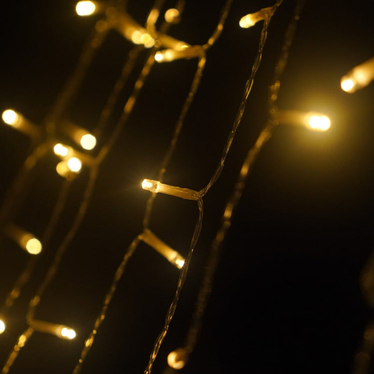 10LM 350 LED Star Waterfall Light Christmas Tree String Lights Outdoor Meteor Light, Plug Spec: US Plug(RGB Light)