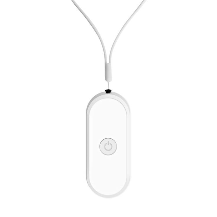 EP206 Hanging Neck Negative Ion Necklace Air Purifier(White)
