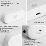 EP206 Hanging Neck Negative Ion Necklace Air Purifier(White)