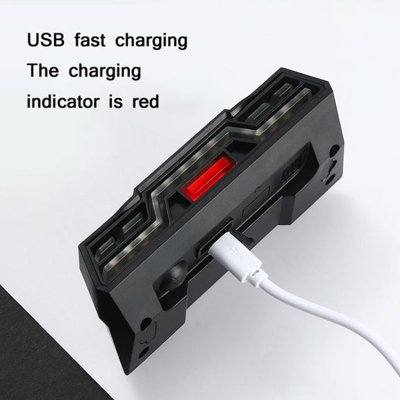 WEST BIKING Mountain Bike Wireless Remote Control USB Charging Riding Warning Turning Light(Remote Steering Taillight)
