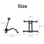 WEST BIKING Portable Bicycle Parking Display Stand(Black)