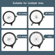 WEST BIKING Portable Bicycle Parking Display Stand(Black)