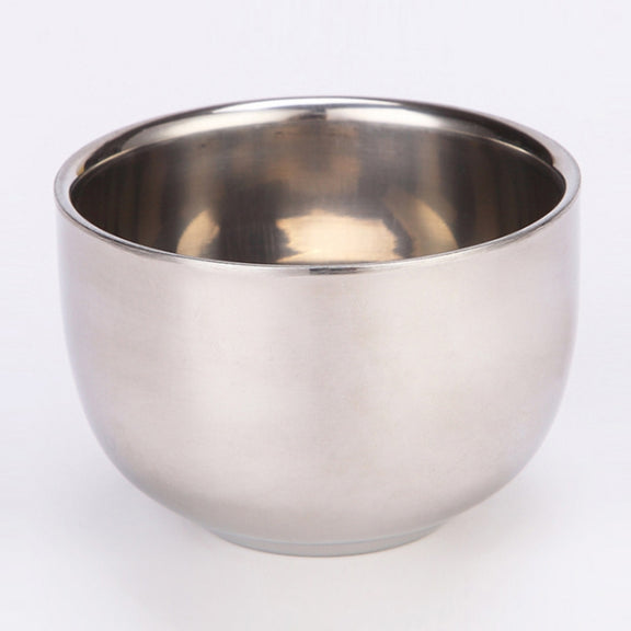 Stainless Steel Animal Hair Beard Brush Manual Stirring And Foaming Shaving Tool, Specification: Bowl + Brush