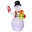 Santa Claus Christmas Tree Snowman Inflatable LED Luminous Christmas Ornaments, US Plug(QM0003-1.5M) - Ornaments by PMC TechLife | Online Shopping South Africa | PMC TechLife