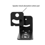 Universal Wall Bracket Non-Slip Storage Bracket for Long Strip Speaker(Black)