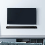 Universal Wall Bracket Non-Slip Storage Bracket for Long Strip Speaker(Black)