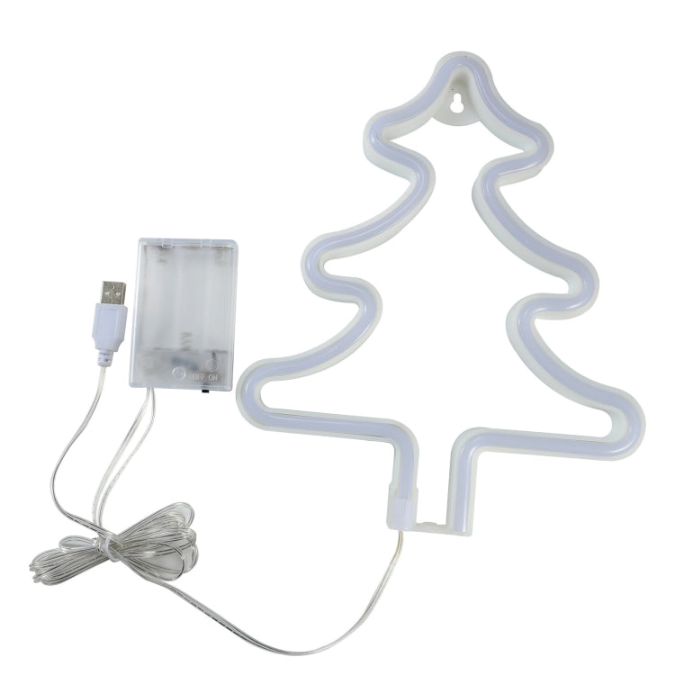 Christmas Decoration Neon Lights Wall-Mounted Ornaments, Spec: Christmas Hat