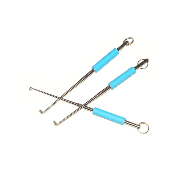 5 PCS Fishing Line Unhooker Deep Throat Hook Lifter Accessories For Fishing, Specification: Length 12.5cm(Blue)
