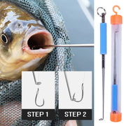 5 PCS Fishing Line Unhooker Deep Throat Hook Lifter Accessories For Fishing, Specification: Length 12.5cm(Blue)