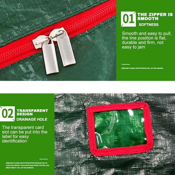 Outdoor Home Water-resistant Christmas Tree Storage Bag, Specification: 165x38x76cm(Green)