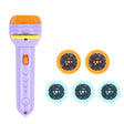 3 Sets Children Early Education Luminous Projection Flashlight, Specification: Purple + 40 Patterns - free shipping - PMC TechLife - Order now!