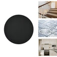 20 PCS / Pack 10cm Bathroom Steps Round PEVA Non-Slip Stickers(Black) - Bath Mats by PMC TechLife | Online Shopping South Africa | PMC TechLife