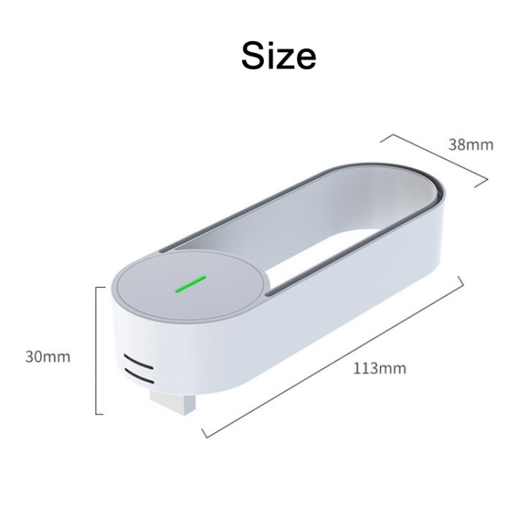 USB Plug-In Negative Ion Air Purifier Odor Deodorizer(White)
