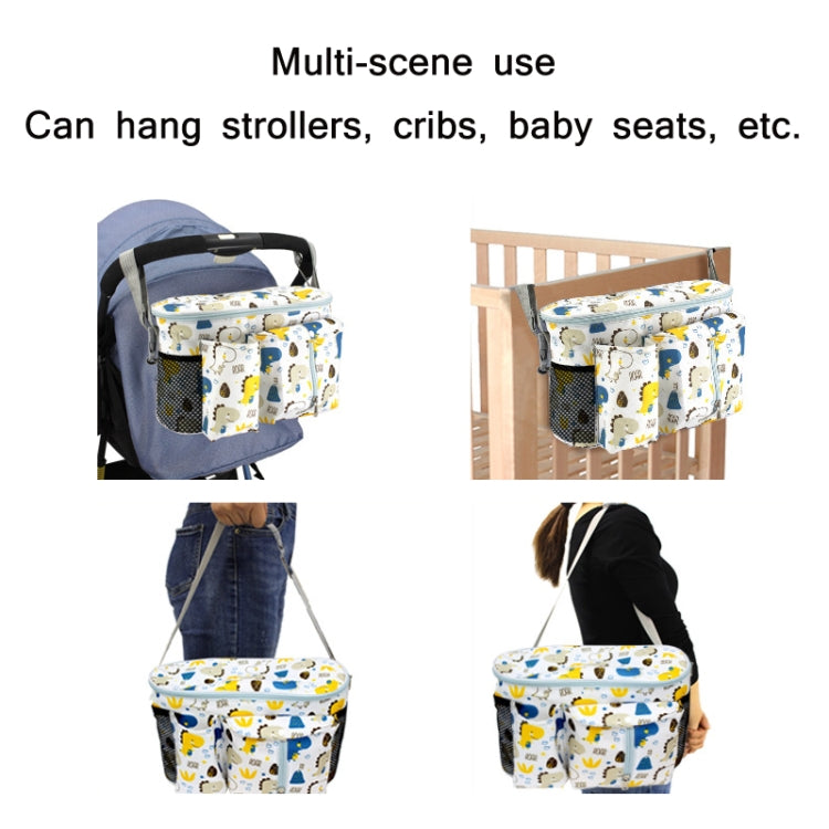 Multifunctional Baby Stroller Storage Bag, Colour: White Alpaca