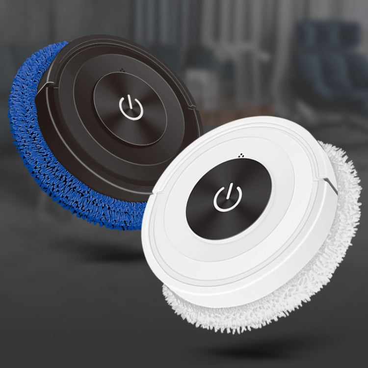 K777 Automatic Smart Sweeping Machine Dry Wet Two-Purpose Mopping Machine Imitation Artificial Rubber(Elegant White)