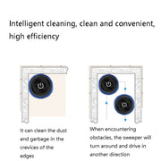 K777 Automatic Smart Sweeping Machine Dry Wet Two-Purpose Mopping Machine Imitation Artificial Rubber(Elegant White)