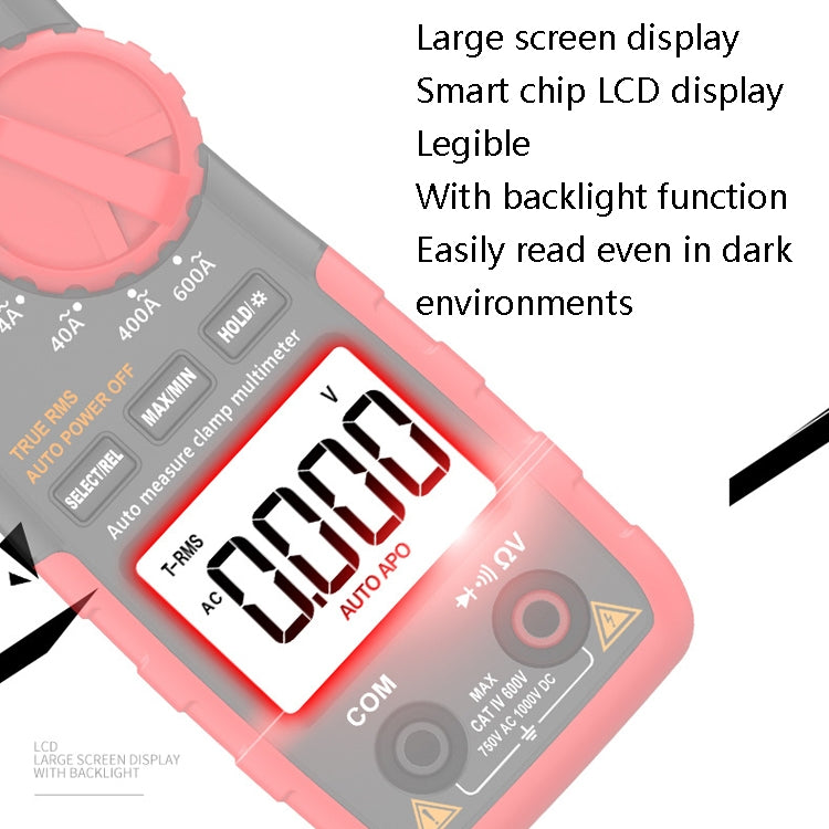 TASI TA8315D Pincers Meter High-Precision Digital Ammeter