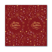 Merry Christmas Rectangular Gift Box Seal Stickers(C1)