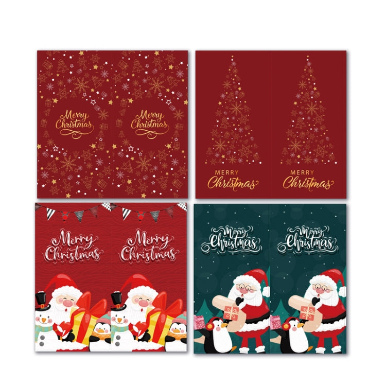 Merry Christmas Rectangular Gift Box Seal Stickers(C1)