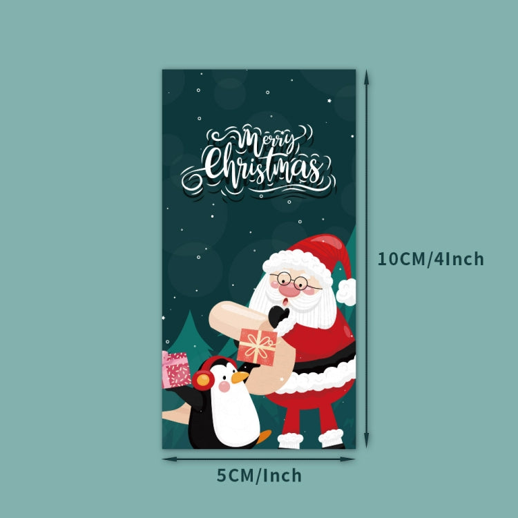 Merry Christmas Rectangular Gift Box Seal Stickers(C1)