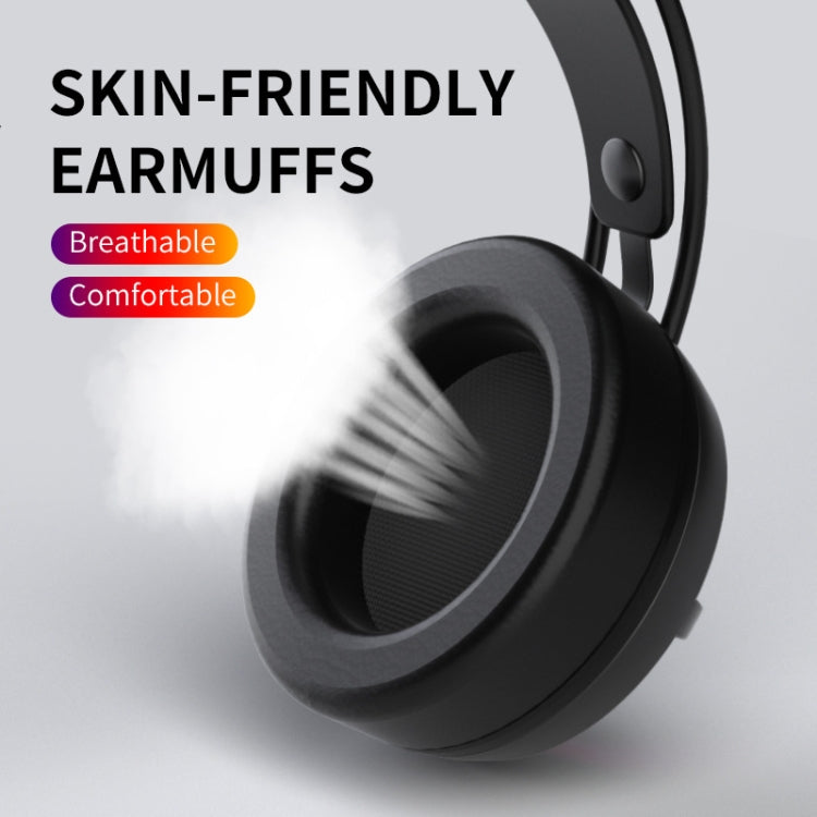 PANTSAN PSH-100 USB Wired Gaming Earphone Headset with Microphone, Colour: 3.5mm Orange