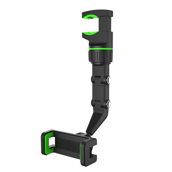 Multifunctional Vehicle-mounted Video Shooting Rearview Mirror Bracket(Green)