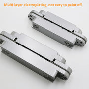 Three-Dimensional Adjustable Cross Hinge Folding Door Concealed Hinge, Specification: No. 2 Sand Silver 60kg