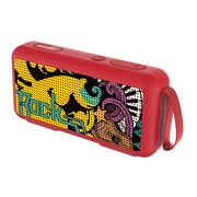 DoRealMe F0 TWS Mini Graffiti Bluetooth Speaker Support FM / TF Card(Red Graffiti)