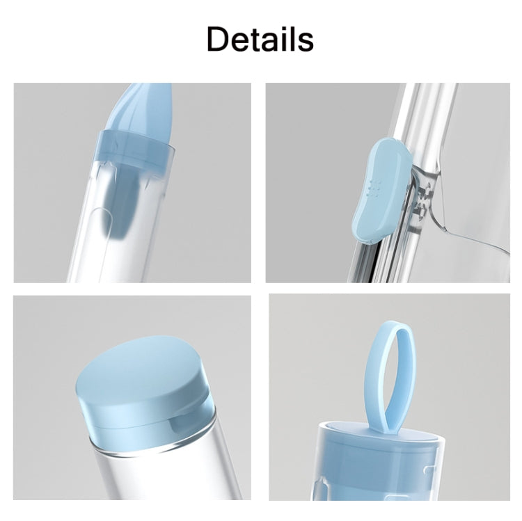 ETRAVEL Travel Portable Folding Toothbrush Set(Sky Blue)