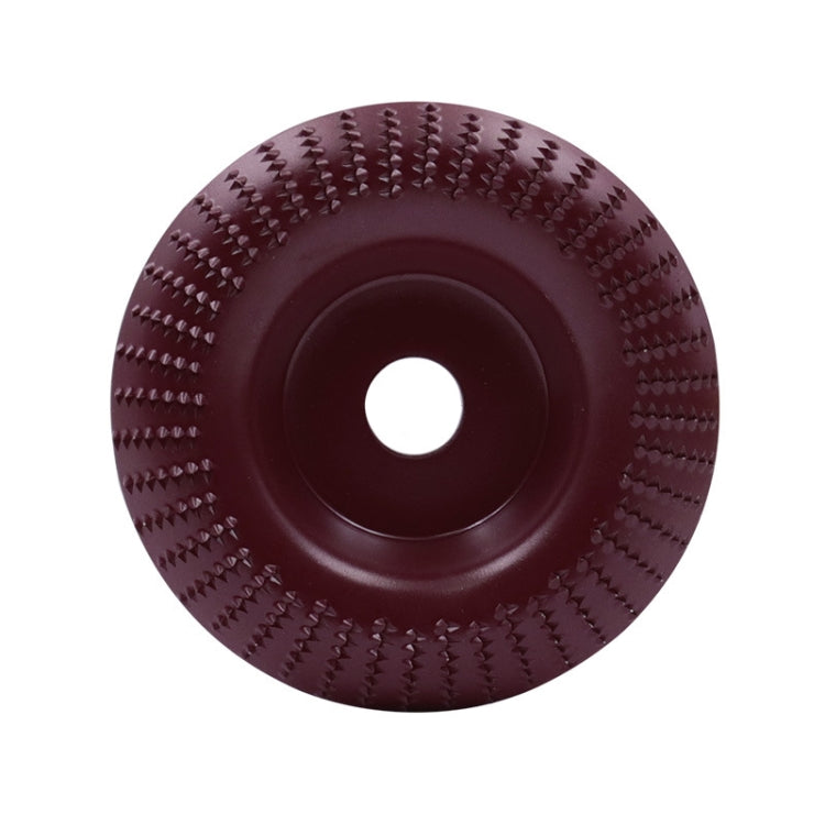 Woodworking Sanding Plastic Stab Discs Hard Round Grinding Wheels For Angle Grinders, Specification: 100mm Wine Red Curved