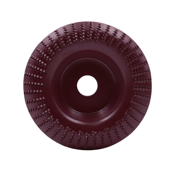 Woodworking Sanding Plastic Stab Discs Hard Round Grinding Wheels For Angle Grinders, Specification: 100mm Wine Red Curved