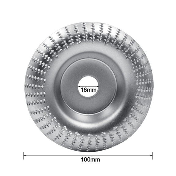 Woodworking Sanding Plastic Stab Discs Hard Round Grinding Wheels For Angle Grinders, Specification: 100mm Silver Curved