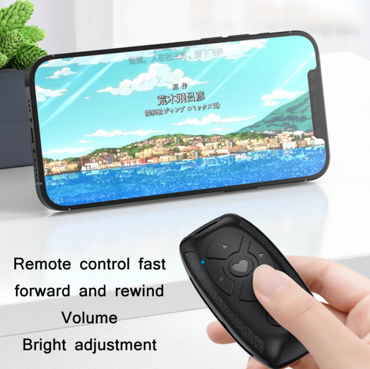 S86 Car Key Shape Multifunctional Bluetooth Selfie Video Remote Control(Pink)
