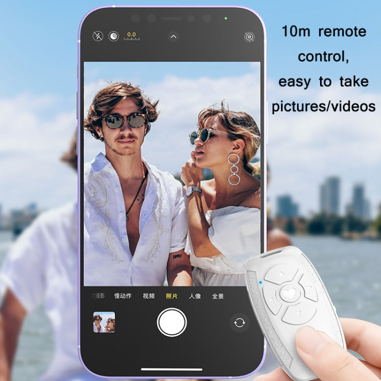 S86 Car Key Shape Multifunctional Bluetooth Selfie Video Remote Control(Pink)