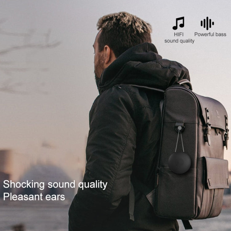 F5 TWS Outdoor Water-resistant Mini Bluetooth Speaker with Lanyard Support Hands-free(Black)