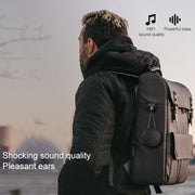 F5 TWS Outdoor Water-resistant Mini Bluetooth Speaker with Lanyard Support Hands-free(Black)
