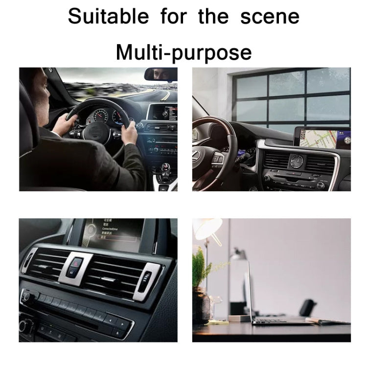 Car Diamond Suction Cup Mobile Phone Holder(Black)