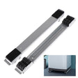 2 PCS Washing Machine Stand Movable Adjustable Refrigerator Base(Silver) - Washing Machines & Accessories by PMC TechLife | Online Shopping South Africa | PMC TechLife