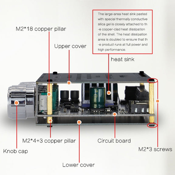 XINYI XY-S100L Sini Audio Channel 2.1 Bluetooth Power Board Module(S100L)