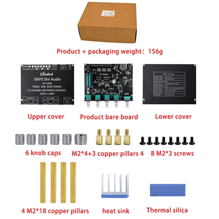 XINYI XY-S100L Sini Audio Channel 2.1 Bluetooth Power Board Module(S100L)