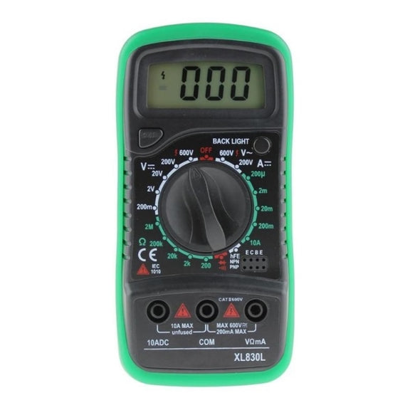 ANENG XL830L Multi-Function Digital Display High-Precision Digital Multimeter, Specification: Bubble Bag Packing(Green)