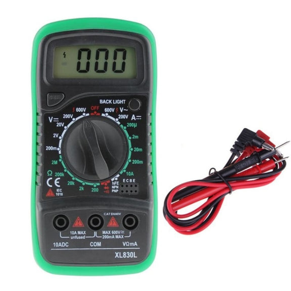 ANENG XL830L Multi-Function Digital Display High-Precision Digital Multimeter, Specification: Bubble Bag Packing(Green)